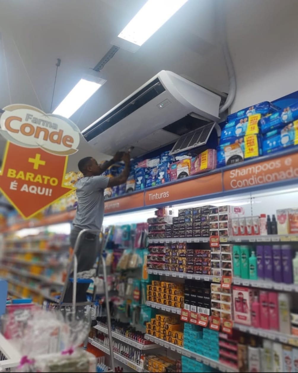 Instalação de ar condicionado